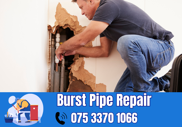 burst pipe repair Greenhithe